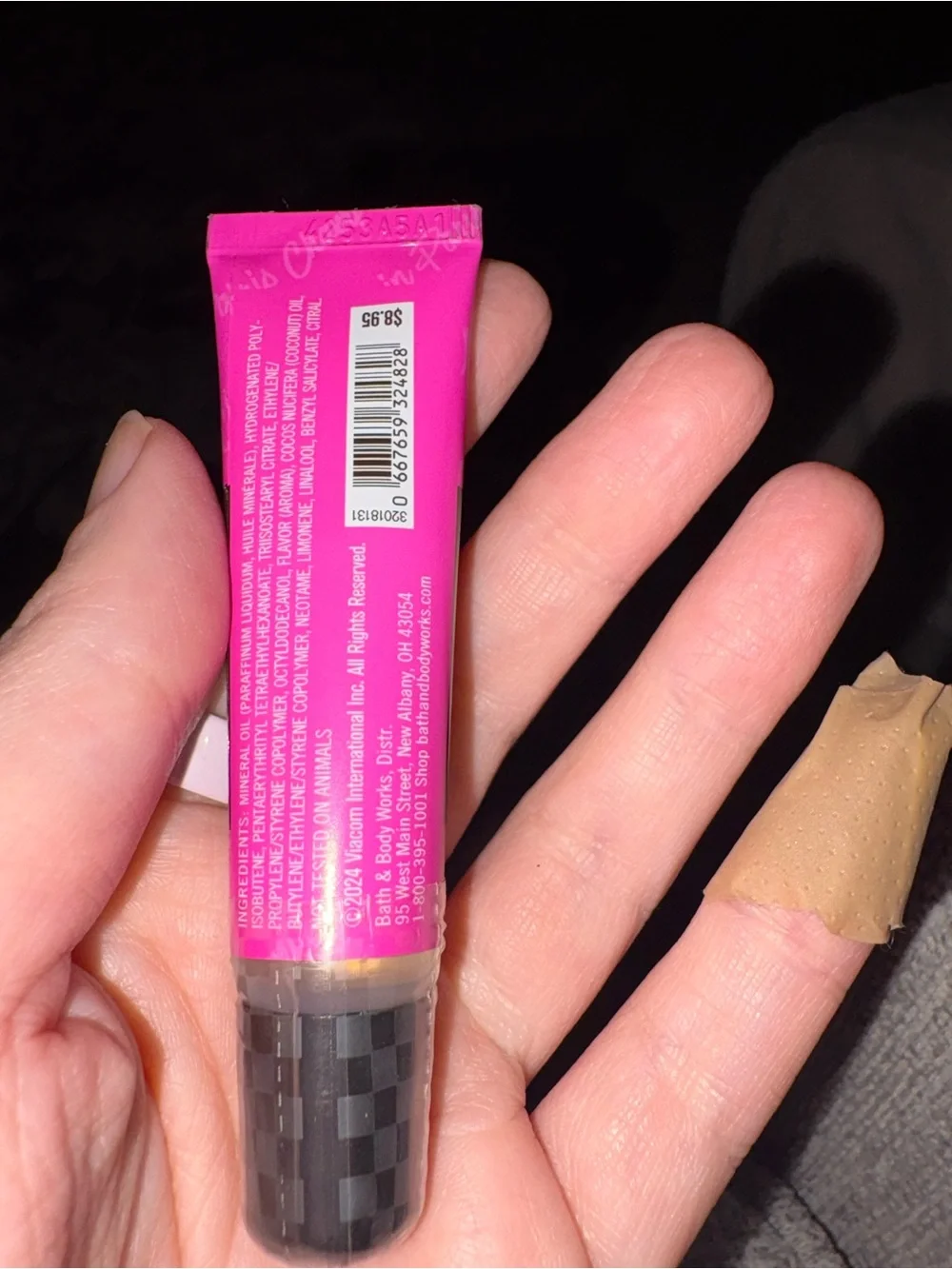 Bath & Body Works Emily in Paris Pink Lip Gloss - Champagne in Paris